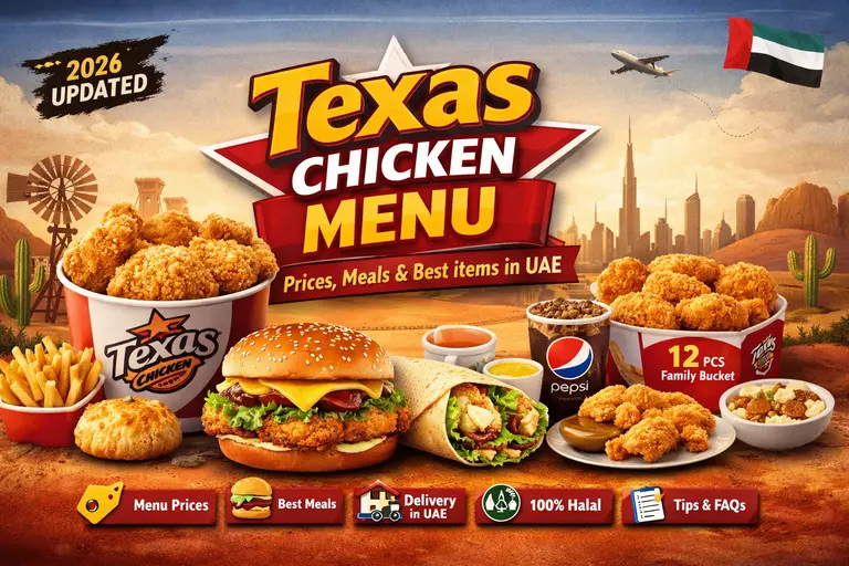 Texas Chicken Menu UAE 2026 – Prices, Meals and Combos